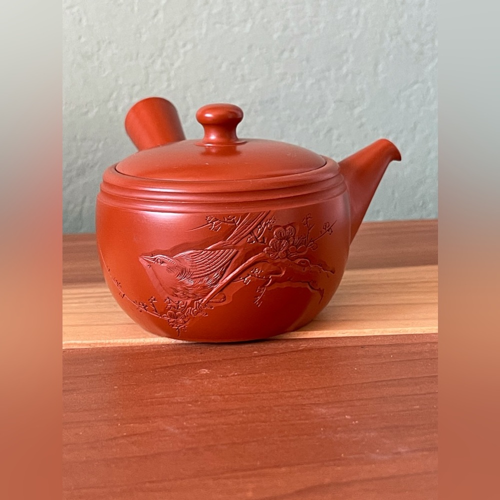 Clay Mini teapot With Stamp 5x3 Inches